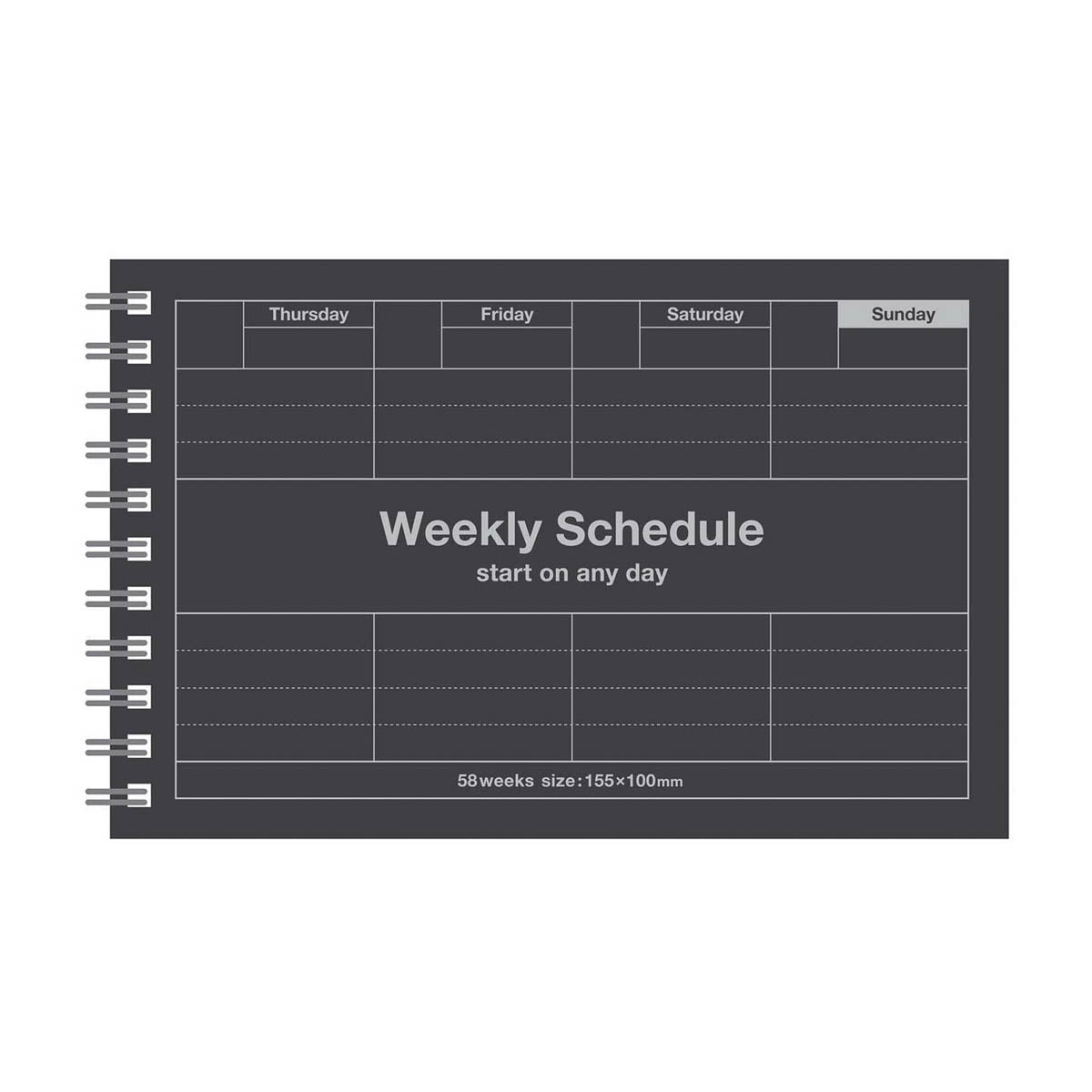 Kalender Tagebuch - Dayfree Weekly Schedule