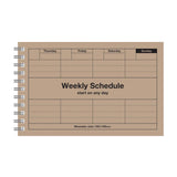 Kalender Tagebuch - Dayfree Weekly Schedule
