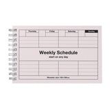 Kalender Tagebuch - Dayfree Weekly Schedule