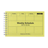 Kalender Tagebuch - Dayfree Weekly Schedule