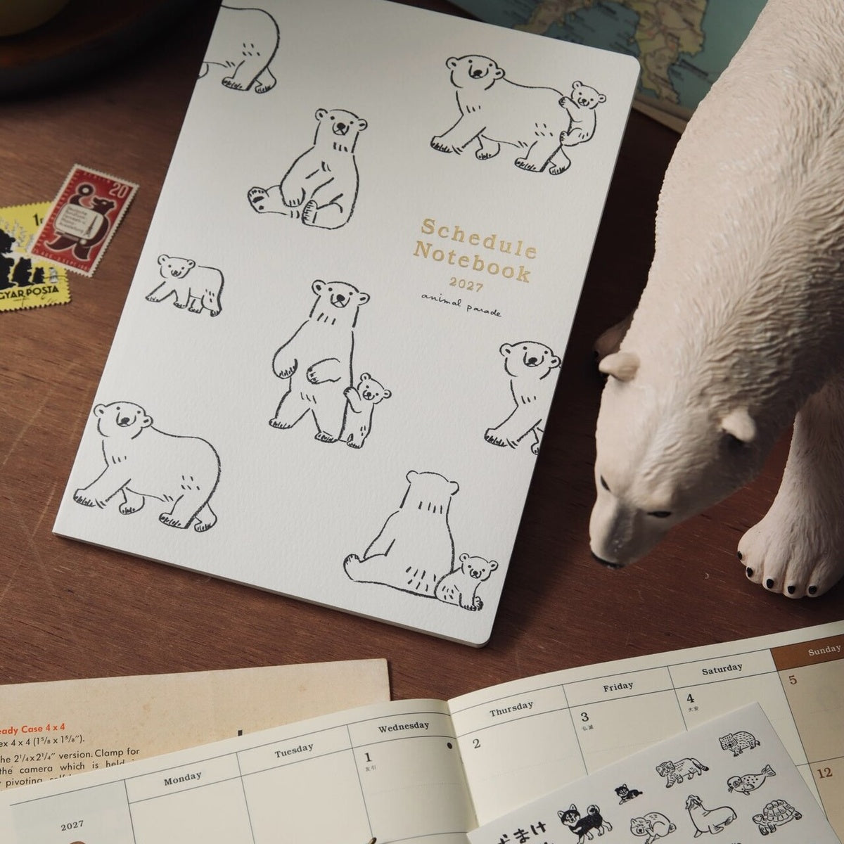 Kalender Tagebuch - RYU-RYU - Animal Parade - 2026-2027 - Month - A5