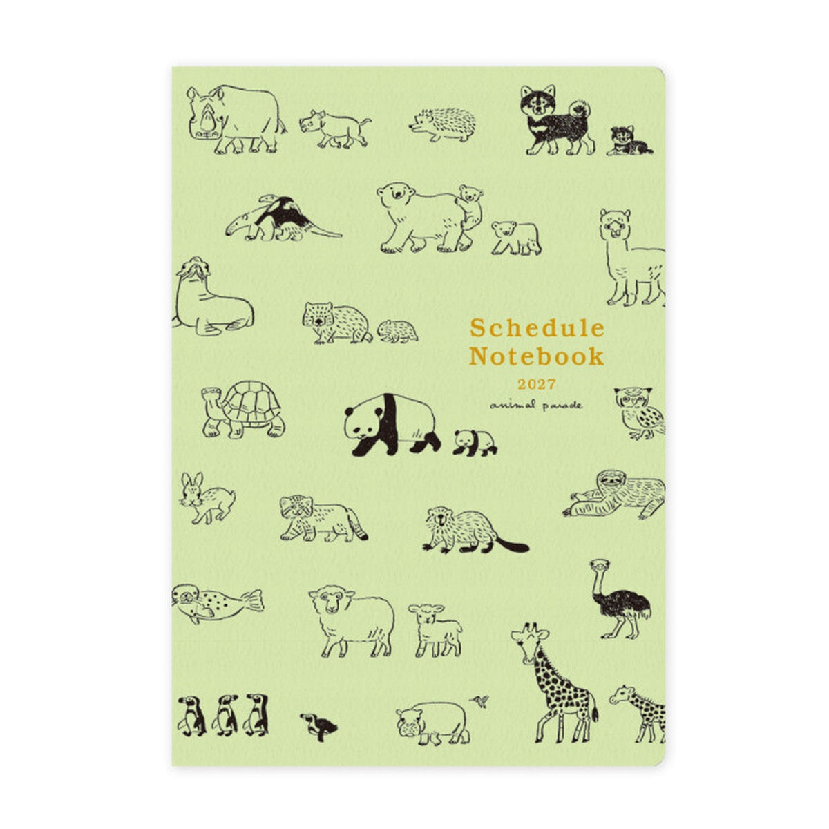 Kalender Tagebuch - RYU-RYU - Animal Parade - 2026-2027 - Month - A5