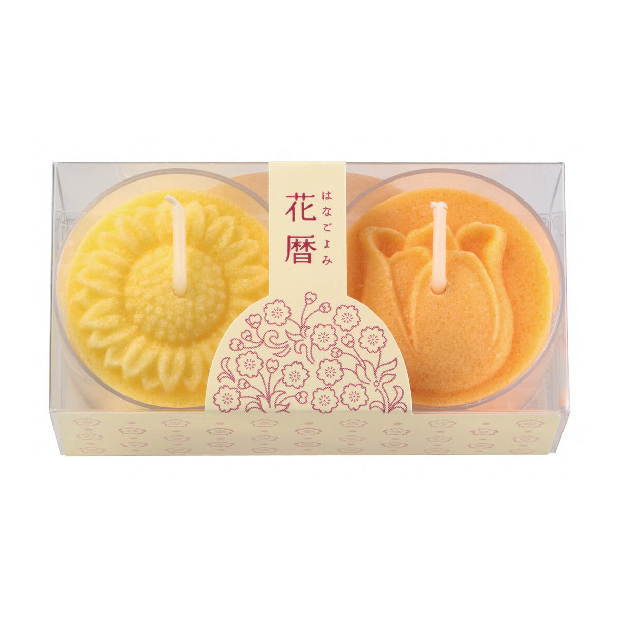 Kerzenset - Cup Candle Set - Flower Calendar (2er Set)