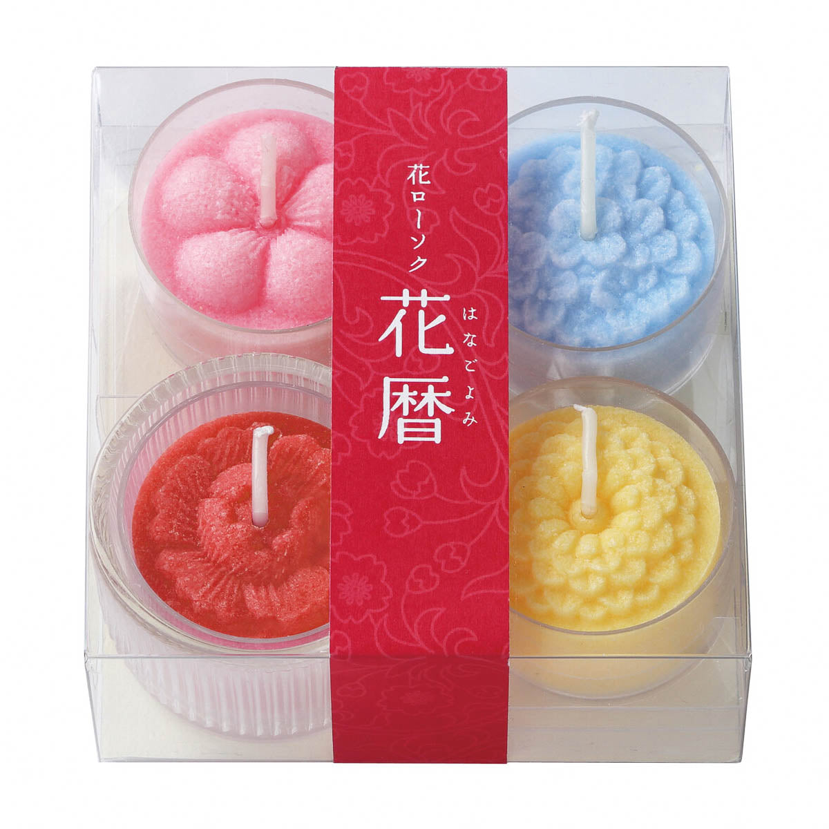 Kerzenset - Cup Candle Set - Flower Calendar (4er Set)