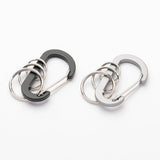 Karabiner - Square Carabiner - Aluminium - 3 Ringe