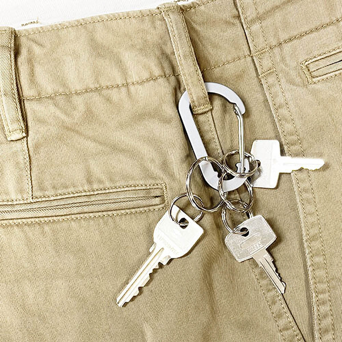 Karabiner - Square Carabiner - Aluminium - 3 Ringe