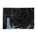 Dokumentenhülle - Tokyo Cartographic - Railway Map A4