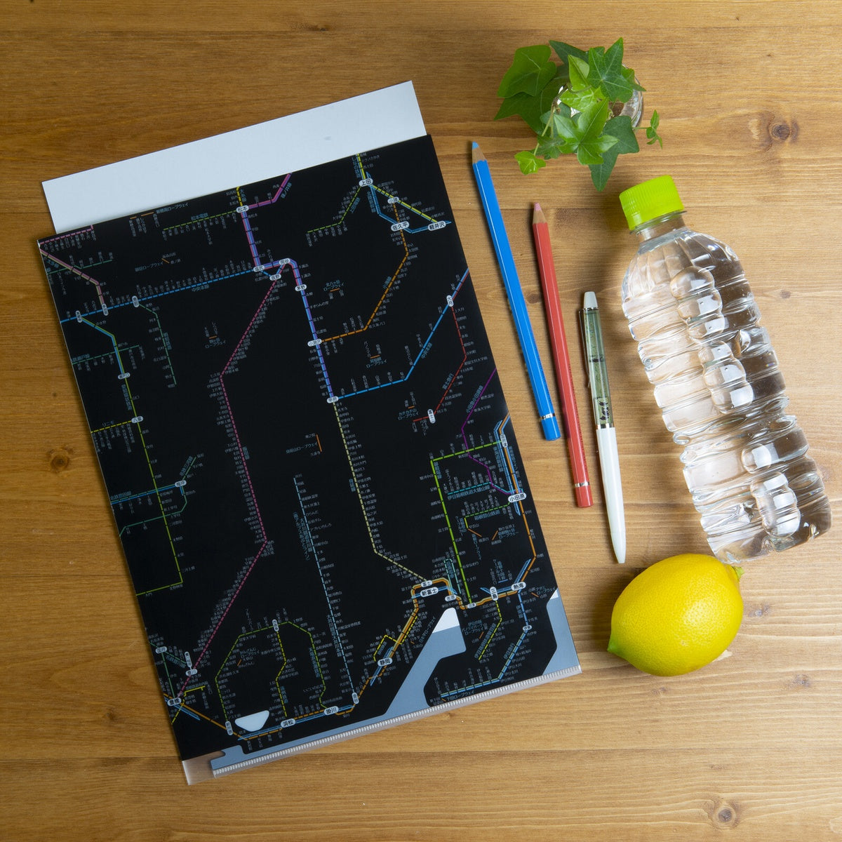 Dokumentenhülle - Tokyo Cartographic - Railway Map A4