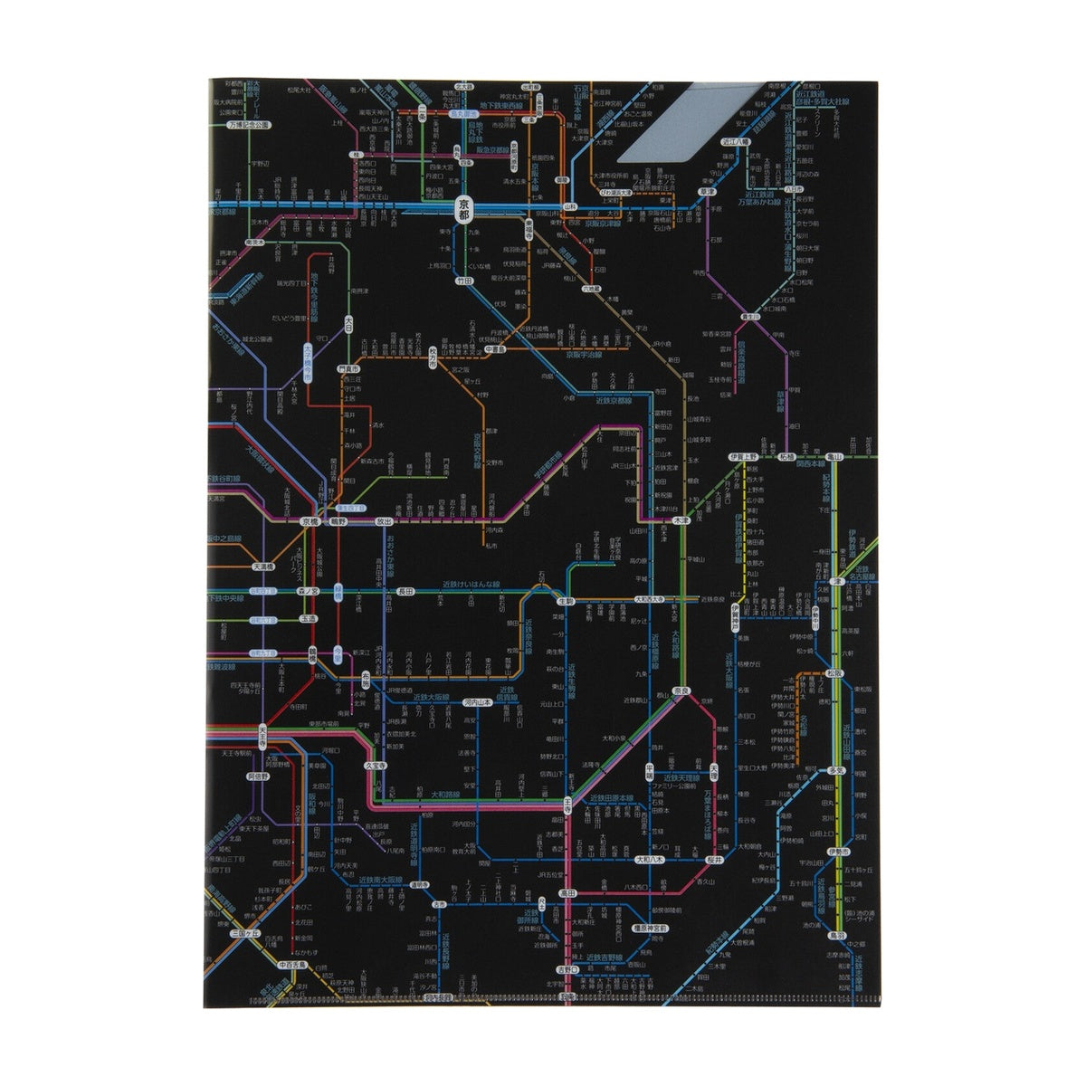 Dokumentenhülle - Tokyo Cartographic - Railway Map A4