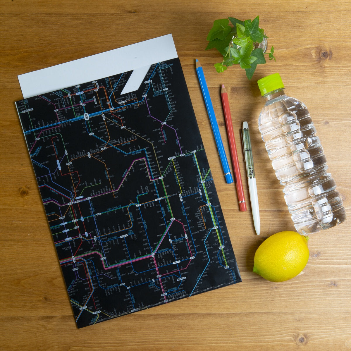 Dokumentenhülle - Tokyo Cartographic - Railway Map A4