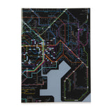 Dokumentenhülle - Tokyo Cartographic - Railway Map A4
