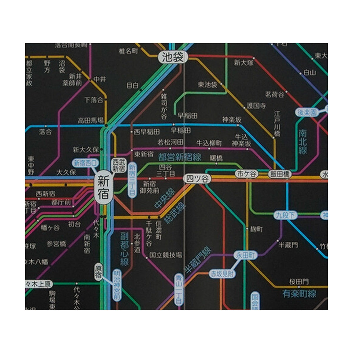 Dokumentenhülle - Tokyo Cartographic - Railway Map A4