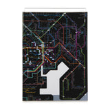 Dokumentenhülle - Tokyo Cartographic - Railway Map A4