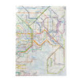 Dokumentenhülle - Tokyo Cartographic - Railway Map A4