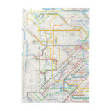 Dokumentenhülle - Tokyo Cartographic - Railway Map A4