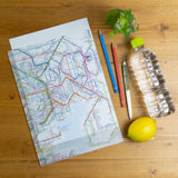 Dokumentenhülle - Tokyo Cartographic - Railway Map A4