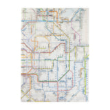 Dokumentenhülle - Tokyo Cartographic - Railway Map A4