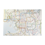Dokumentenhülle - Tokyo Cartographic - Railway Map A4