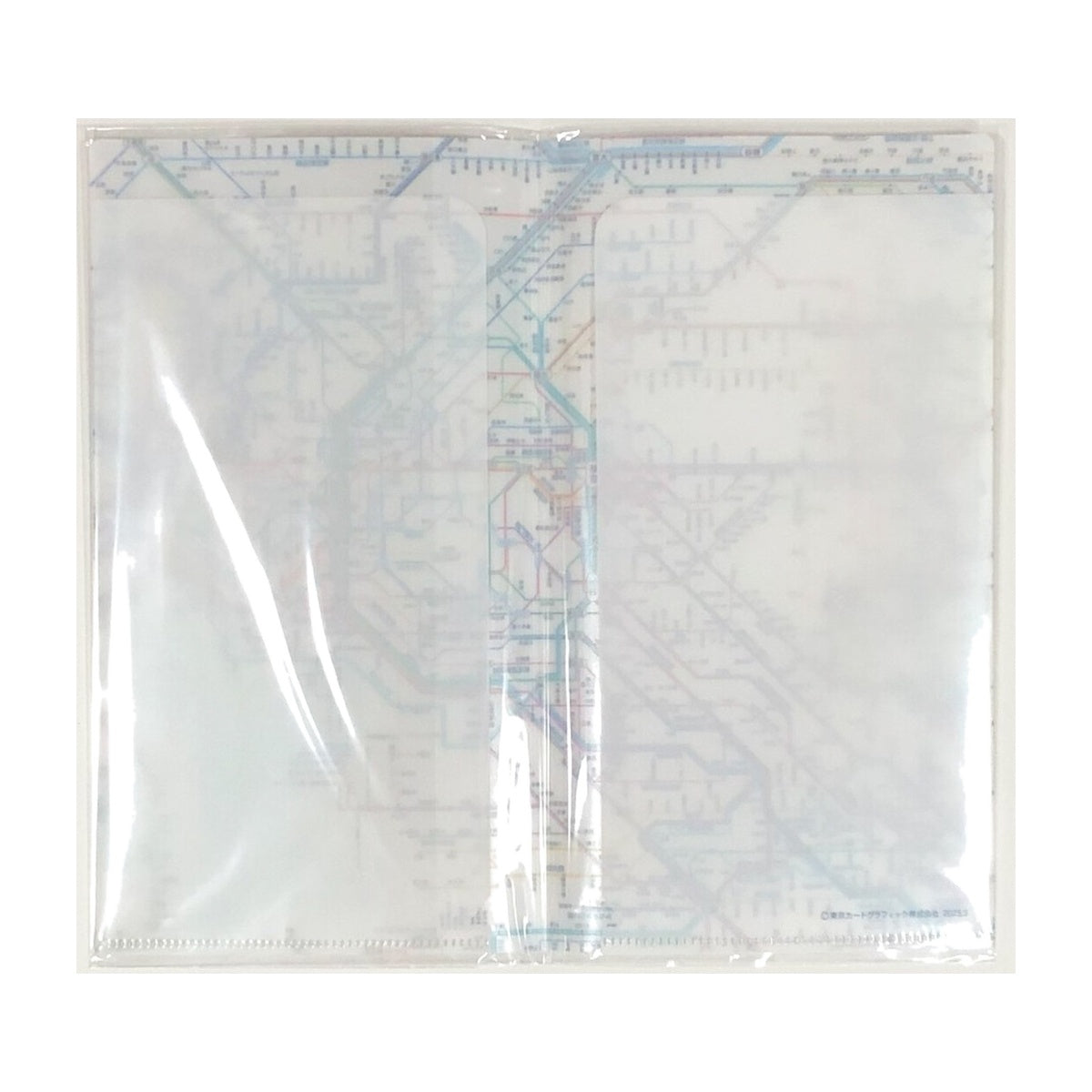 Dokumentenhülle - Tokyo Cartographic - Railway Map A4L - Ticket Holder