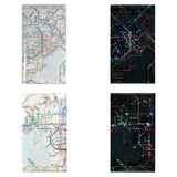 Dokumentenhülle - Tokyo Cartographic - Railway Map A4L - Ticket Holder