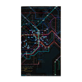 Dokumentenhülle - Tokyo Cartographic - Railway Map A4L - Ticket Holder