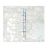 Dokumentenhülle - Tokyo Cartographic - Railway Map A4L - Ticket Holder