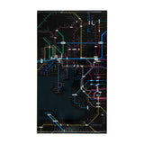Dokumentenhülle - Tokyo Cartographic - Railway Map A4L - Ticket Holder