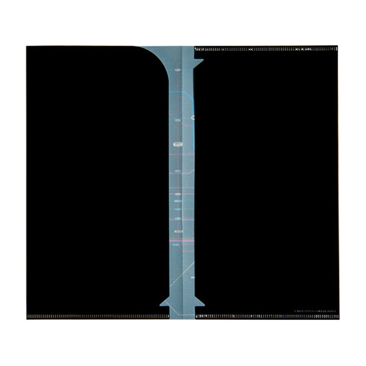 Dokumentenhülle - Tokyo Cartographic - Railway Map A4L - Ticket Holder
