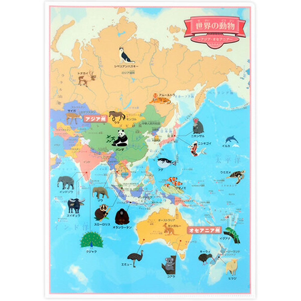 Dokumentenhülle - Tokyo Cartographic - Learn about the World