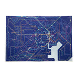 Dokumentenhülle - Tokyo Cartographic - Railway Map A4