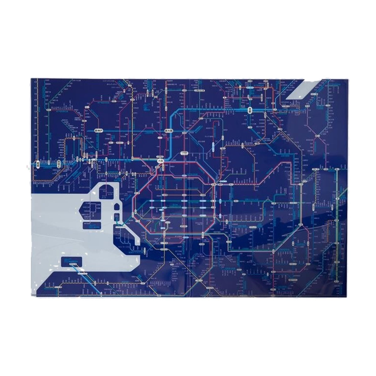 Dokumentenhülle - Tokyo Cartographic - Railway Map A4