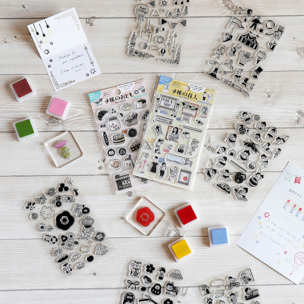 Acryl Stempel - WORLD CRAFT - Serie 1