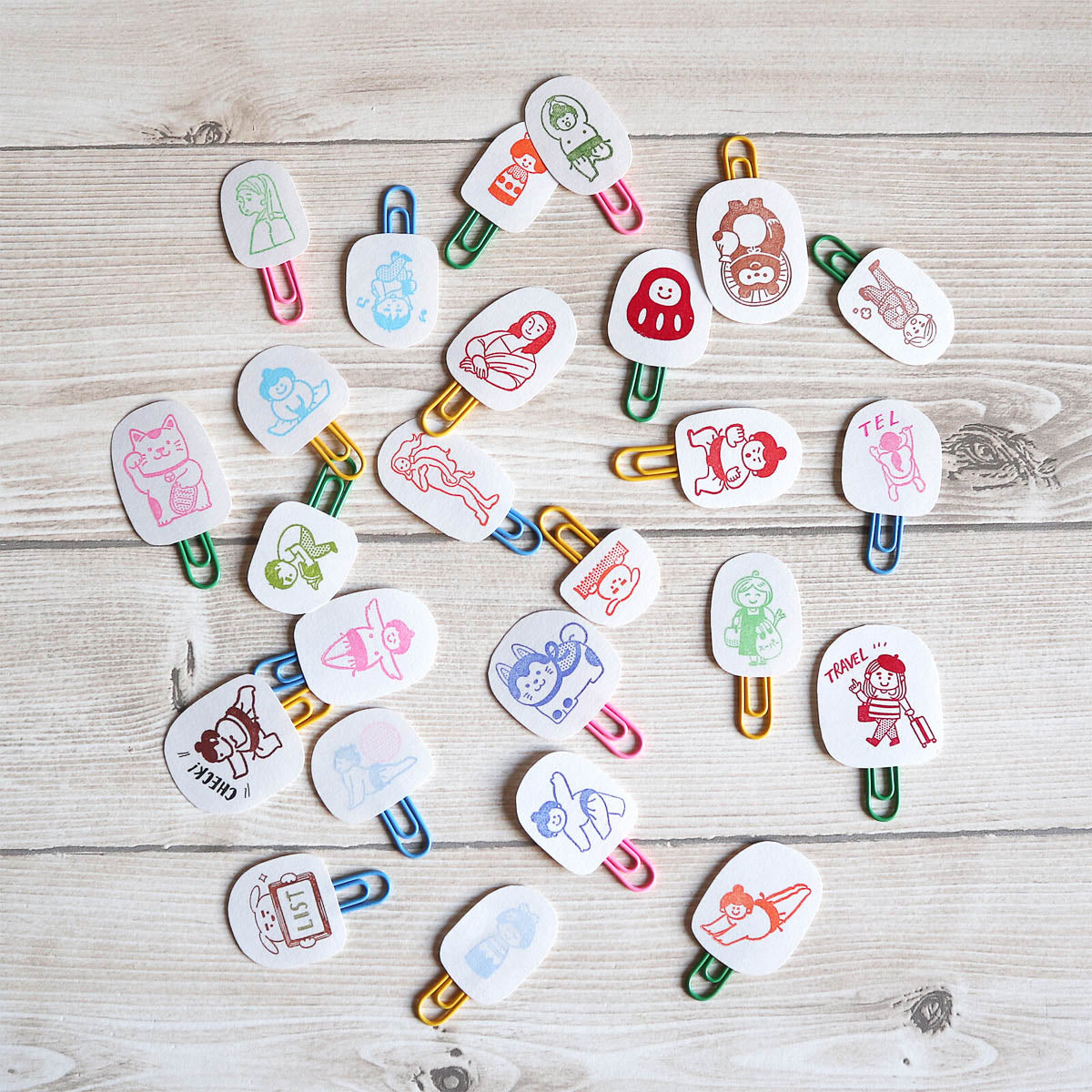 Acryl Stempel - WORLD CRAFT - Serie 1