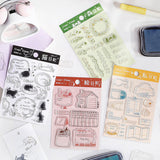 Acryl Stempel - BGM - Tagebuch - Vol. 1