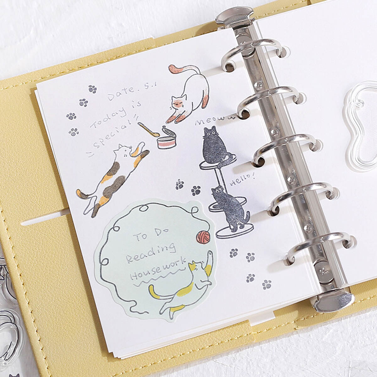 Acryl Stempel - BGM - Tagebuch - Vol. 1