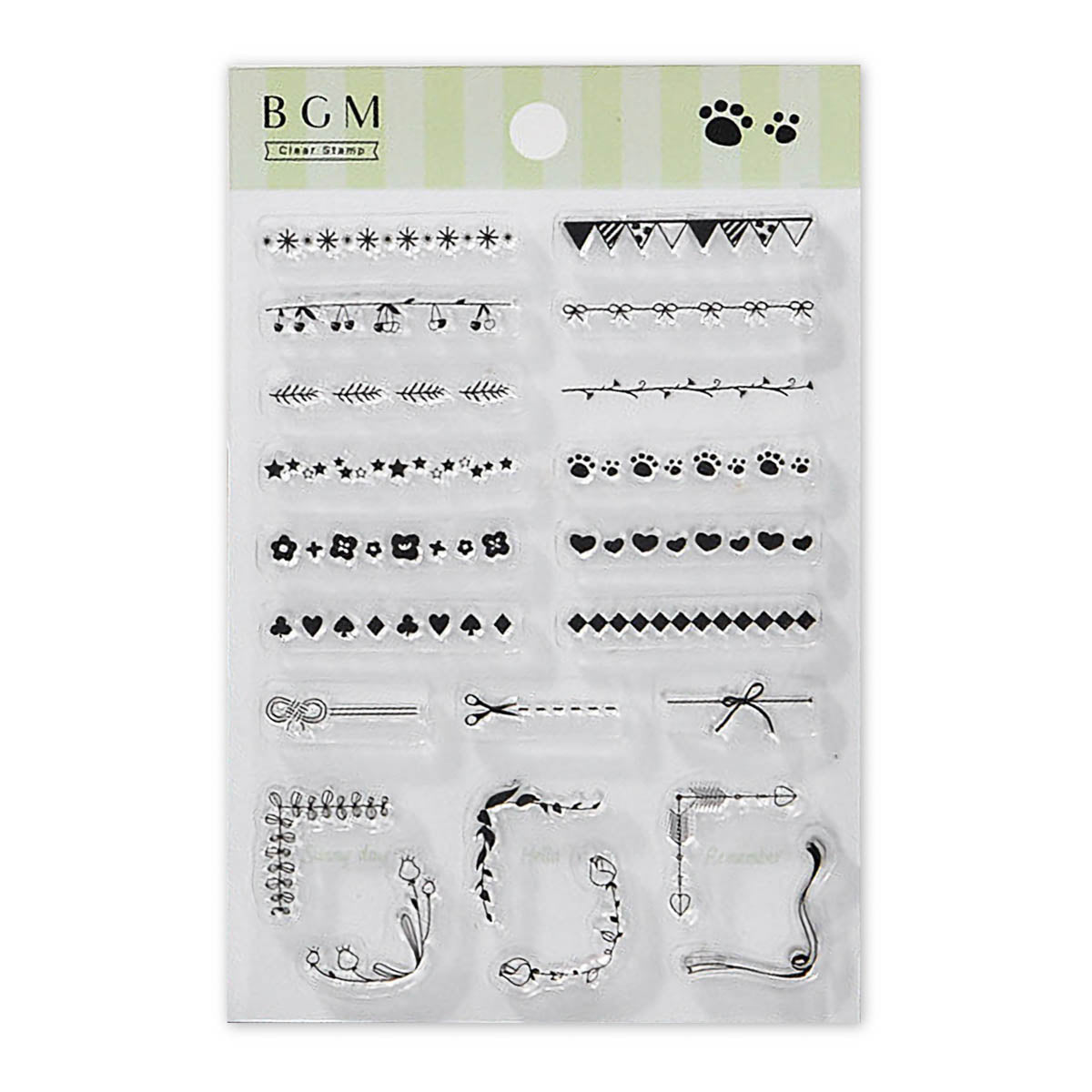 Acryl Stempel - BGM - Serie 1