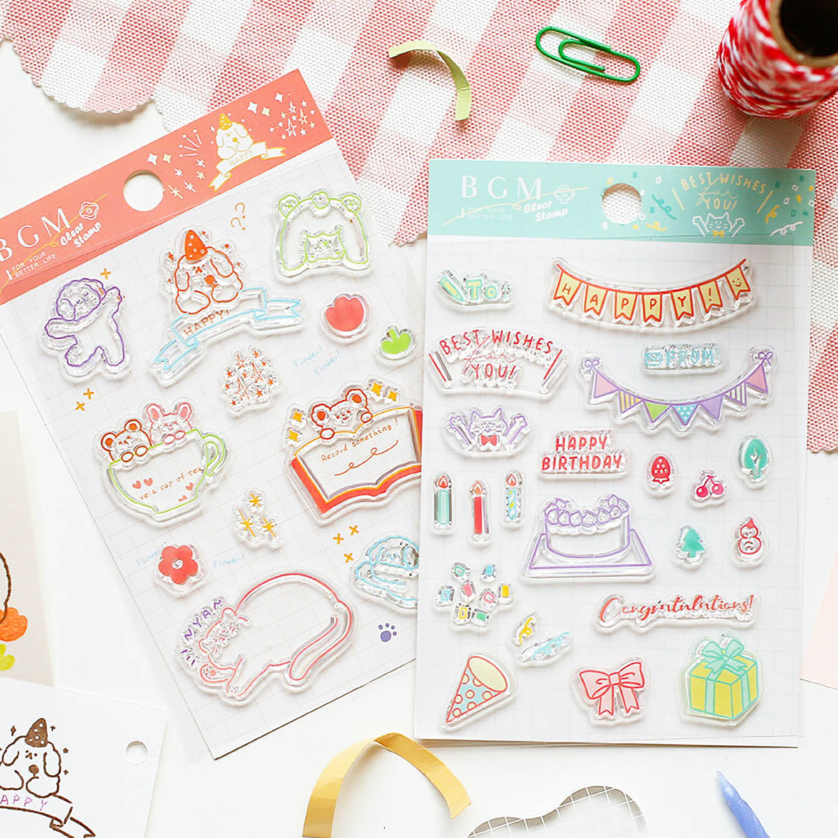 Acryl Stempel - BGM - Serie 2