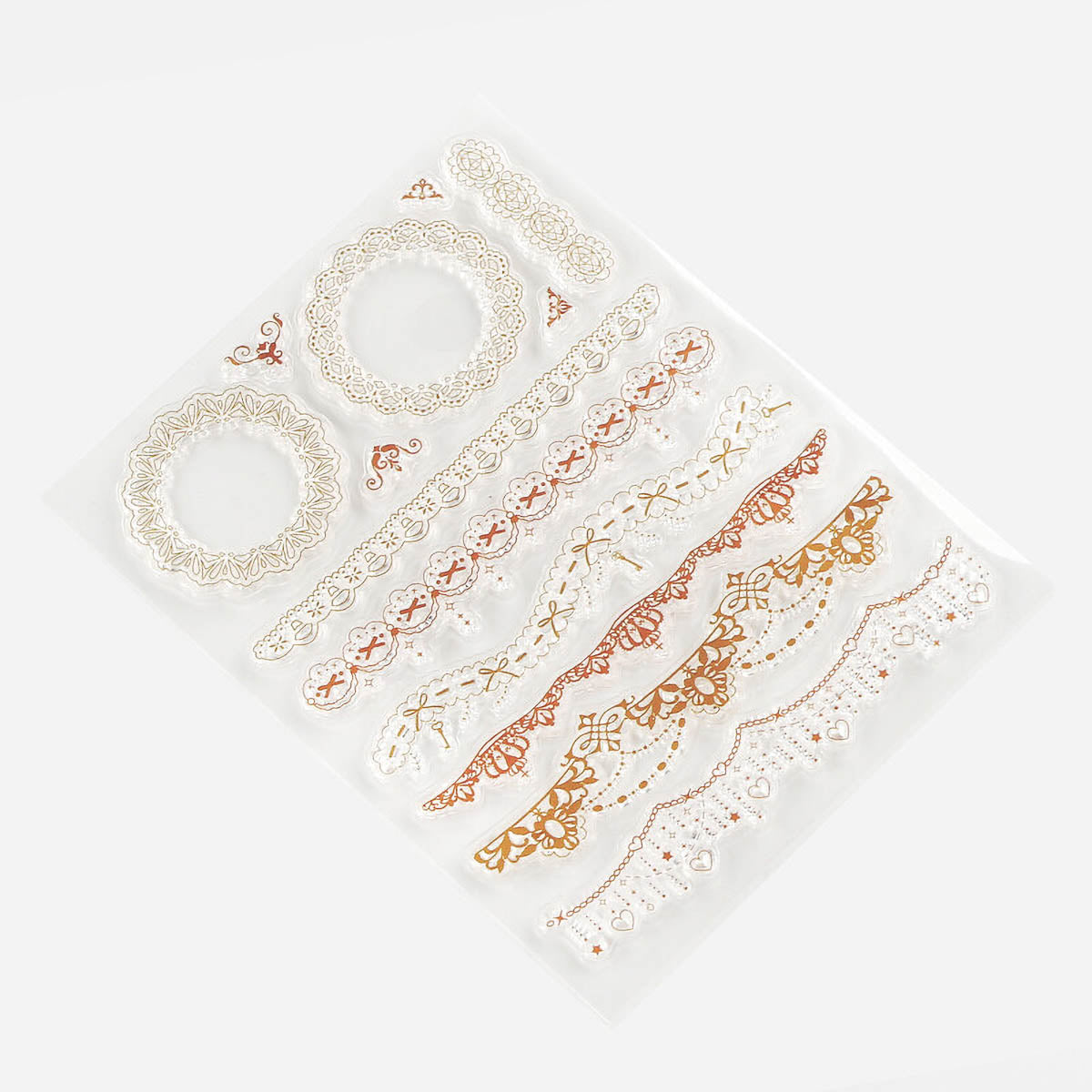 Acryl Stempel - BGM - Decorative Lines