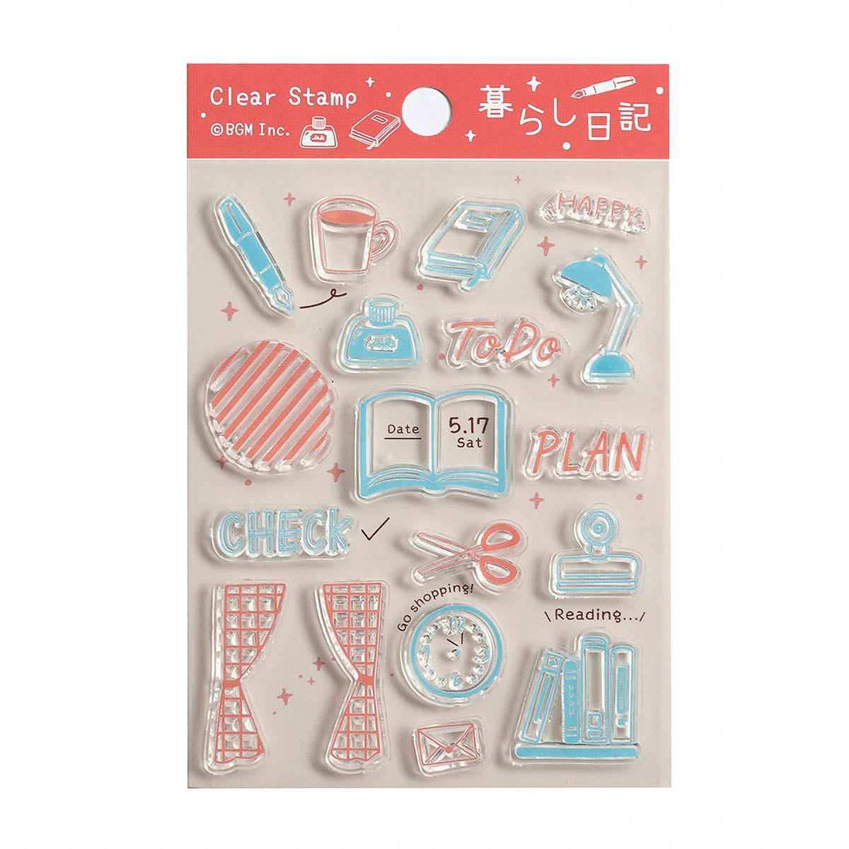 Acryl Stempel - BGM - Tagebuch - Vol. 2