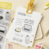Acryl Stempel - BGM - Tagebuch - Vol. 2