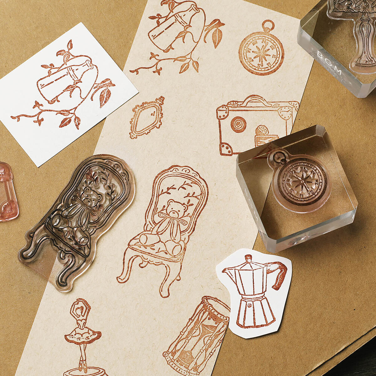 Acryl Stempel - BGM - Tagebuch - Vol. 2
