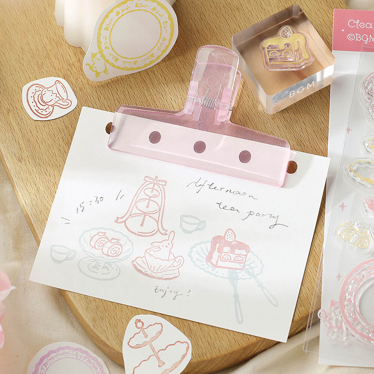 Acryl Stempel - BGM - Tagebuch - Vol. 2