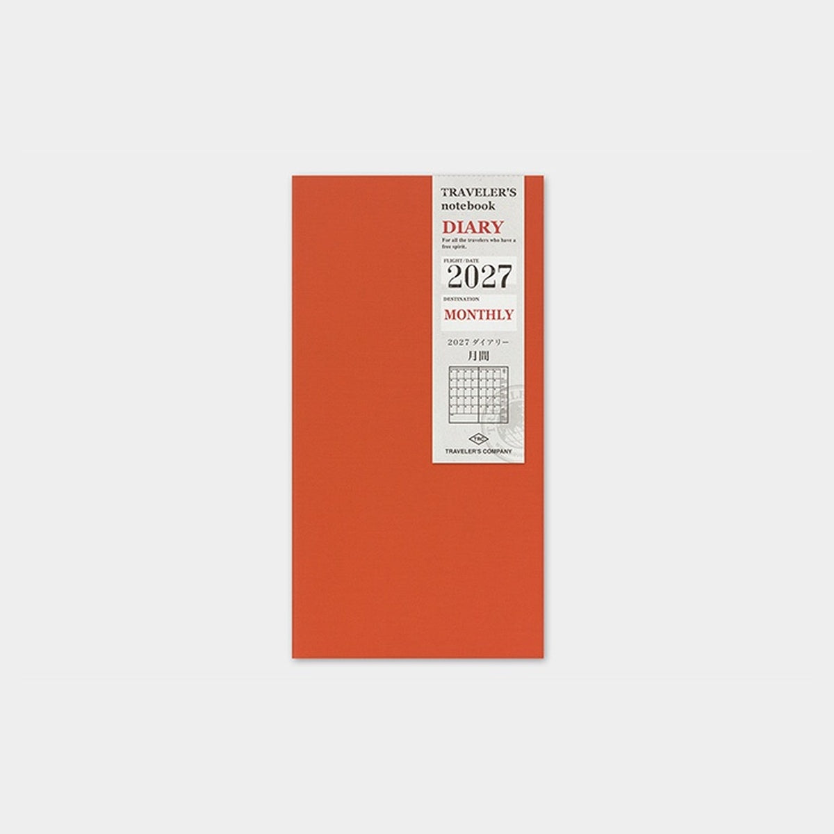 Tagebuch - TRAVELER'S notebook - Regular Size - Calendar & Diary - 2027