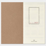 Tagebuch - TRAVELER'S notebook - Regular Size - Calendar & Diary - 2027