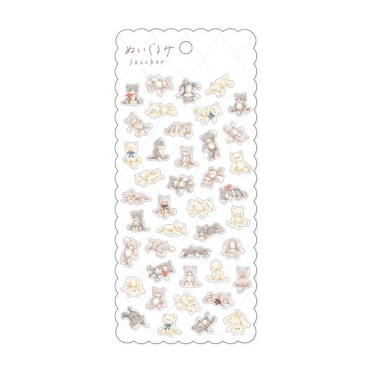 Deko-Sticker - Plüschtiere