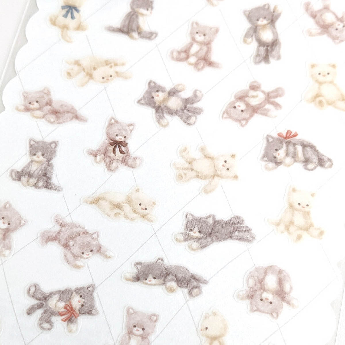 Deko-Sticker - Plüschtiere
