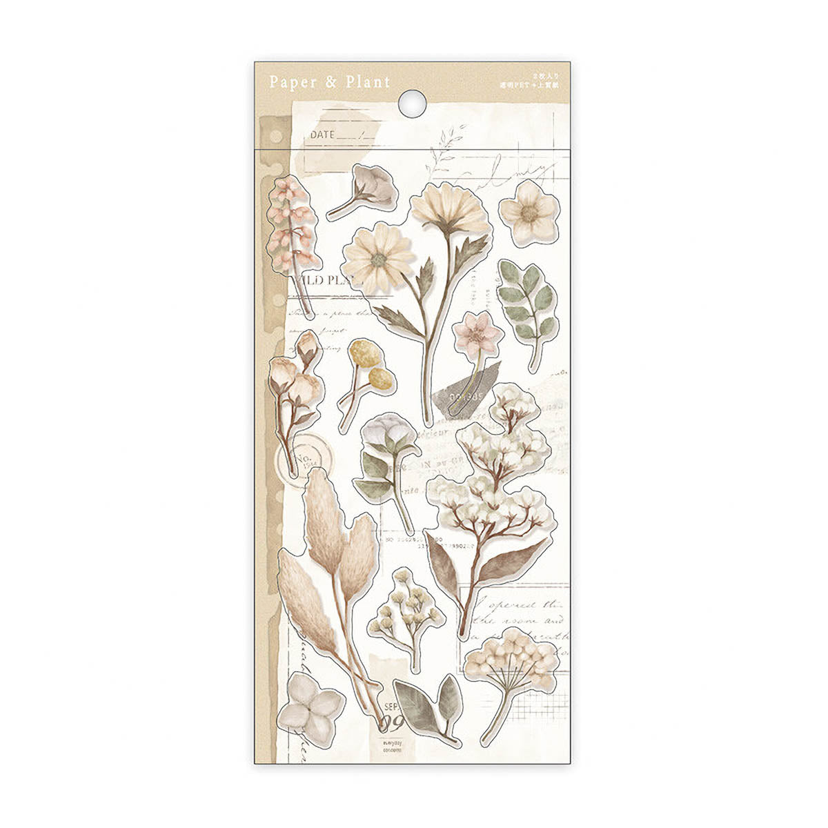 Deko-Sticker - Paper & Plant