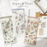 Deko-Sticker - Paper & Plant