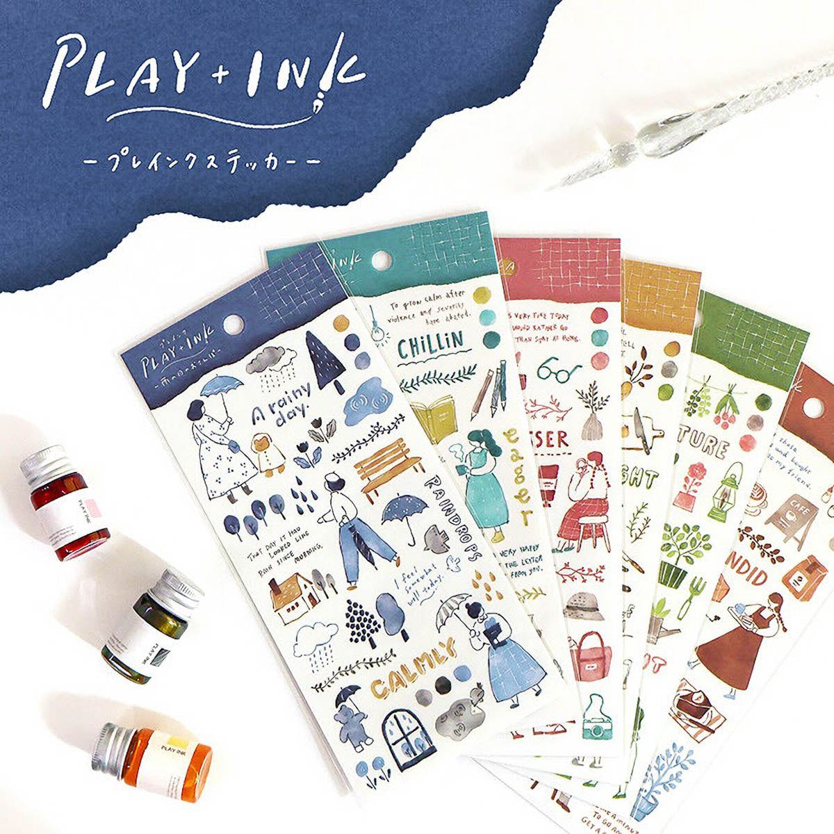 Deko-Sticker - Play + Ink