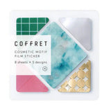 Deko-Sticker - KING JIM - COFFRET - Square